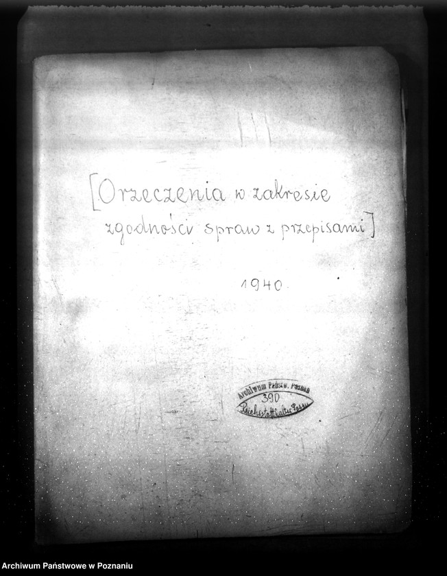 Obraz 4 z jednostki "Orzeczenia w zakresie zgodności spraw z przepisami"