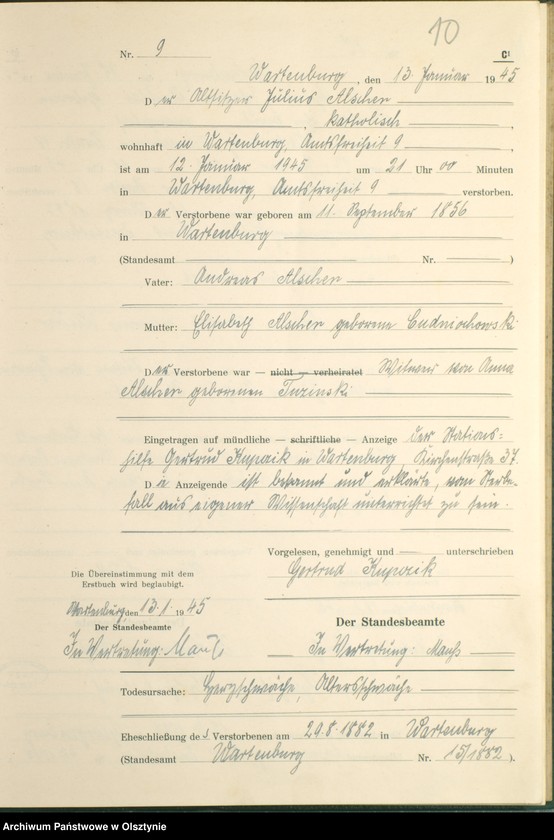 image.from.unit.number "Sterbebuch /Zweitbuch/ Nr 1 - 10"