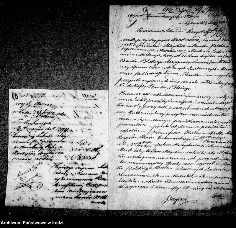 Obraz 10 z jednostki "Akta tyczące się pożyczek bankowych"