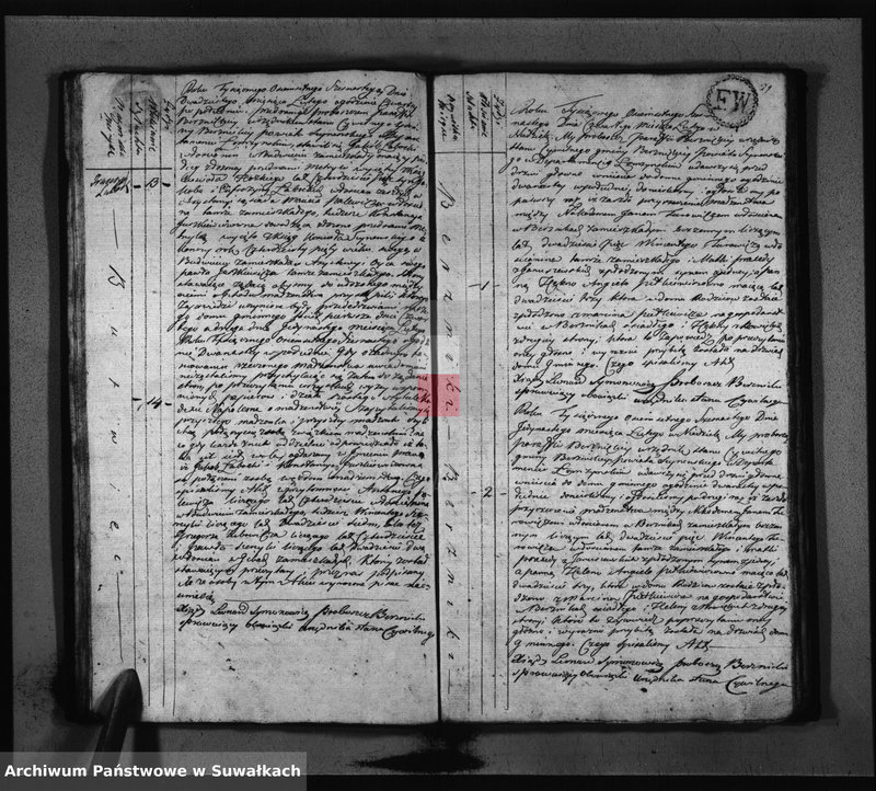 image.from.unit.number "Akta Małżeństwa Stanu Cywilnego Gminy Berznickiey z roku 1816"