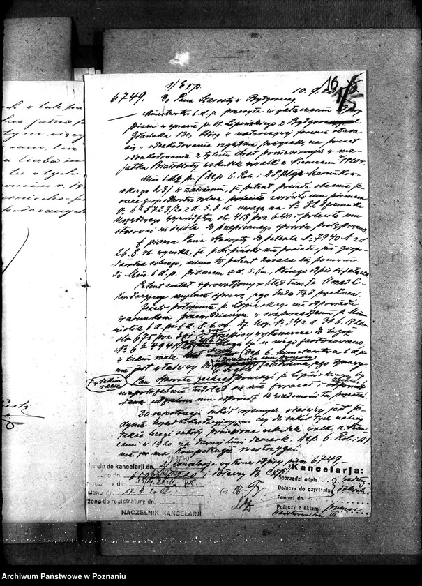 Obraz 20 z jednostki "Sprawy szczegółowo-administracyjne Szkody wojenne - Bydgoszcz"