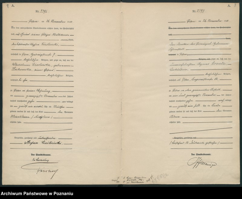 Obraz 7 z jednostki "Księga miejscowa urodzeń tom V [Rejestr główny urodzeń]"