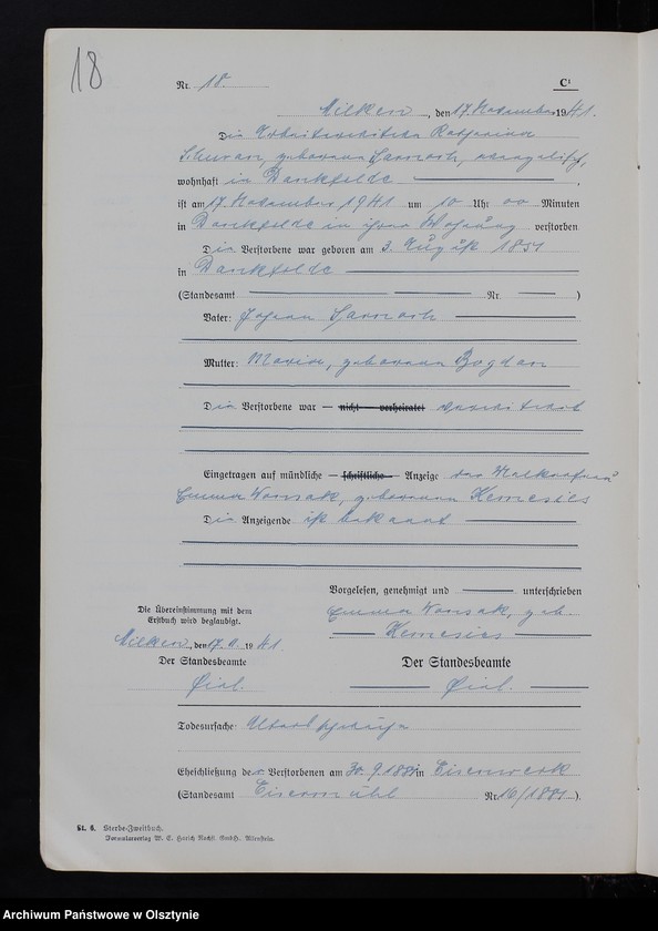 image.from.unit.number "Sterbe-Zweitbuch Nr 1 - 23"