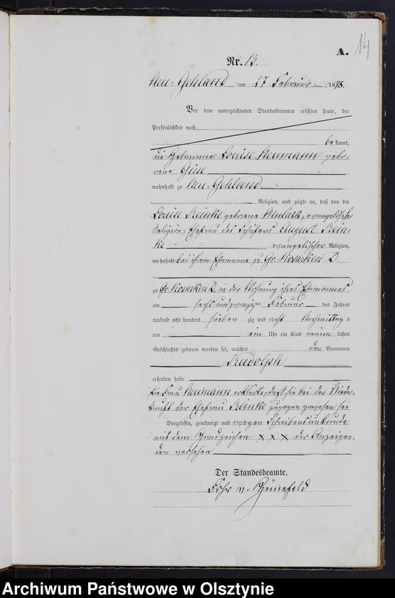 image.from.unit.number "Geburts-Haupt-Register Nr 1 - 77"