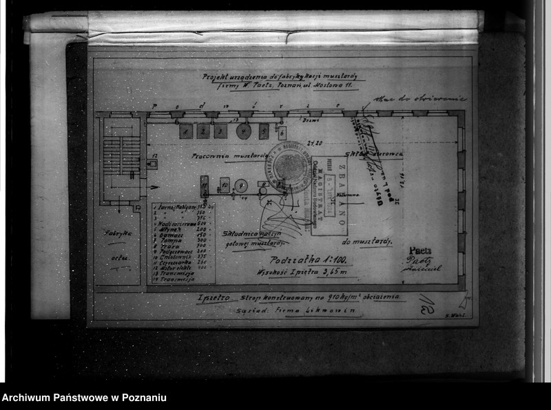 image.from.unit.number "Zatwierdzenie zakładu przemysłowego wytwórni musztardy W. Paetz w Poznaniu"