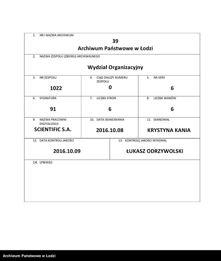 Obraz 1 z jednostki "Sprawozdania z [przygotowań i przebiegu] akcji oczyszczenia szeregów partyjnych"