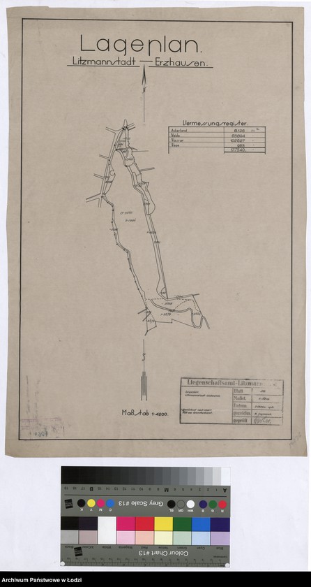 Obraz 1 z jednostki "Lageplan Litzmannstadt-Erzhausen"