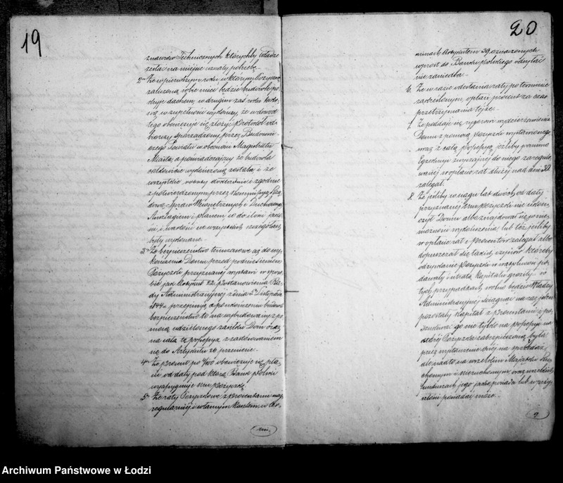 Obraz 16 z jednostki "Akta tyczące się pożyczki budowlanej Hersza Lipskiego i Lajzera Bergera"