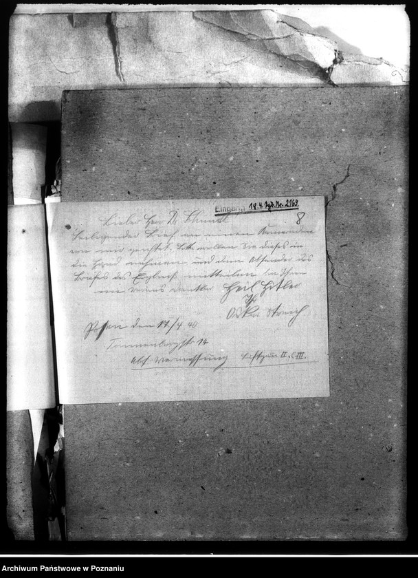 Obraz 12 z jednostki "Korespondencja w sprawie miejscowych Niemców, którzy zginęli w 1939 roku"