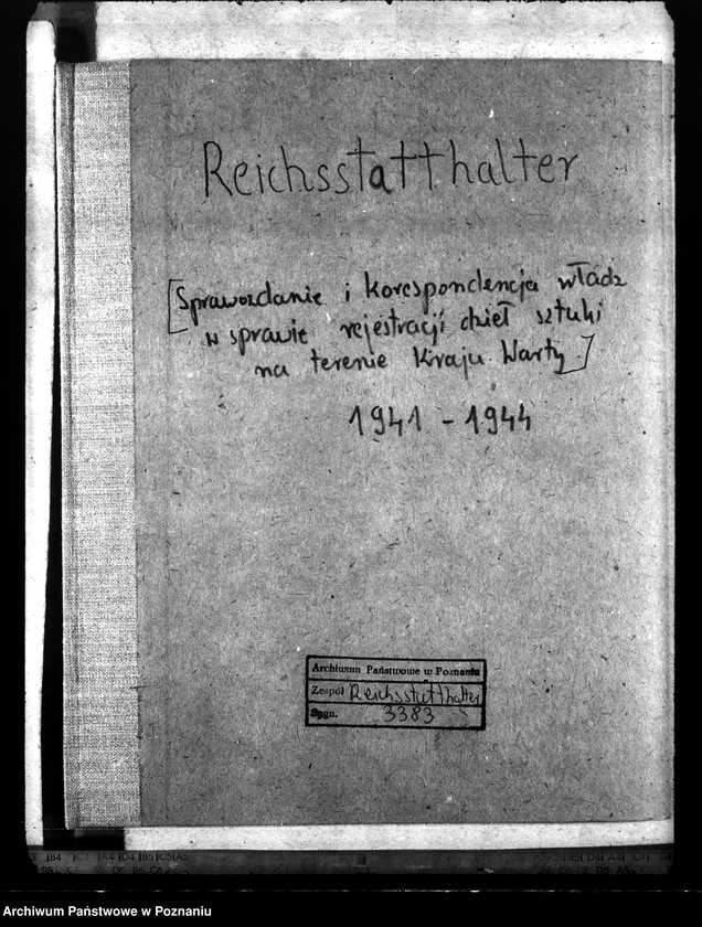 Obraz 4 z jednostki "Sprawozdania i korespondencja w sprawie rejestracji dzieł sztuki na terenie Kraju Warty"