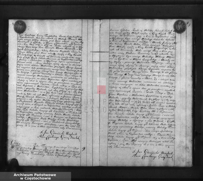 Obraz 7 z jednostki "Akta cywilne małżeństwa gminy Truskolasy od dnia 1 miesiąca maja 1810 roku do dnia 30 miesiąca kwietnia 1811 roku wpisane"