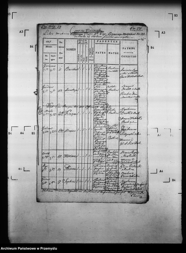 Obraz 20 z jednostki "[Kopie ksiąg metrykalnych parafii Brunary Wyżne z filiami Brunary Niżne, Czarna, Jaszkowa (dekanat Grybów)]"