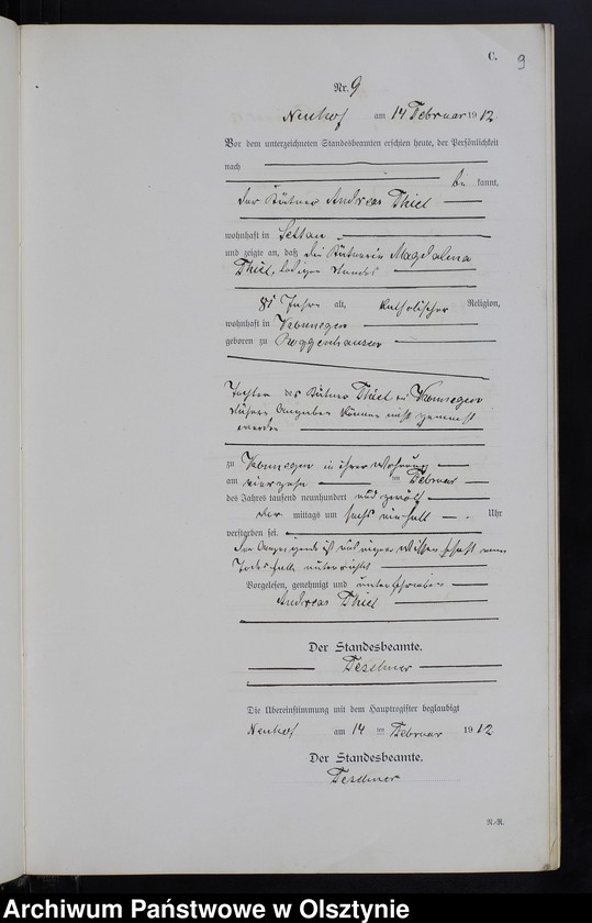 image.from.unit.number "Sterbe -Neben-Register Nr 1-68"