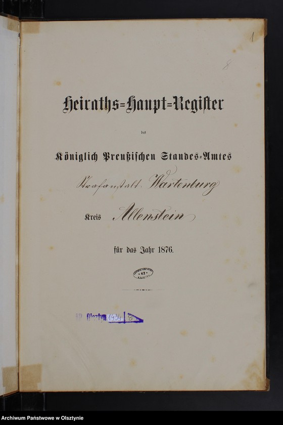 image.from.unit.number "Heiraths-Haupt-Register /wpisów nie było/"