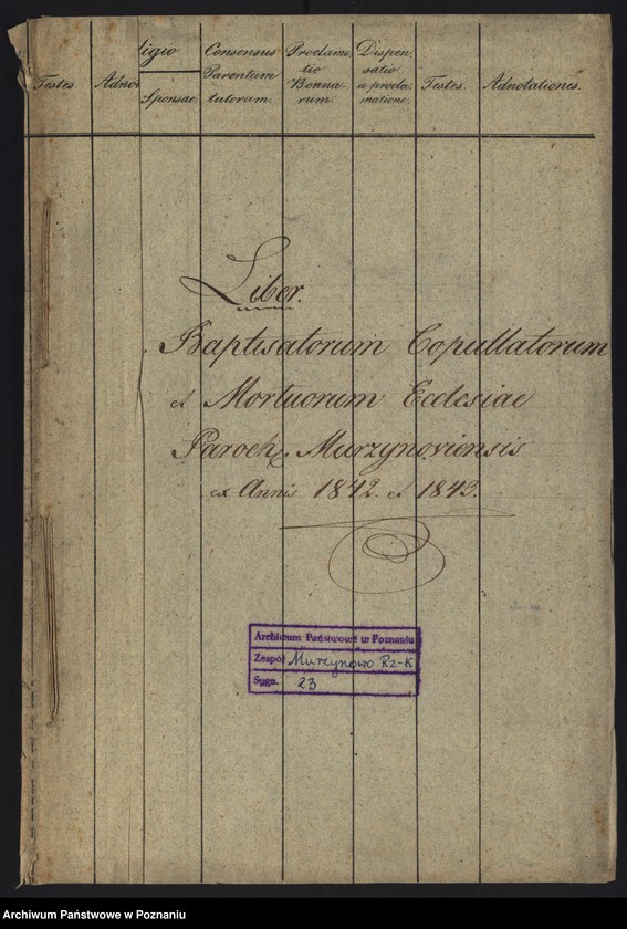 image.from.unit.number "Liber baptisatorum, copulatorum, et mortuorum"