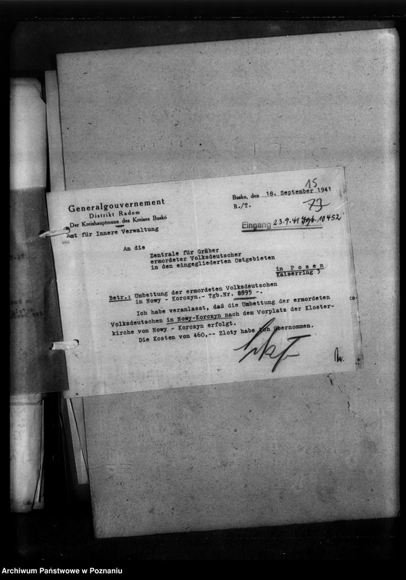 Obraz 19 z jednostki "Gräber in Nowy Korczyn (powiat Busko)"