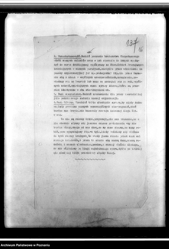 Obraz 20 z jednostki "Okólniki. Programy pracy. Sprawozdania z działalności. Protokoły ze zjazdów: Odezwy, rezolucje, ankiety personalne. Sprawy personalne członkiń stowarzyszenia"