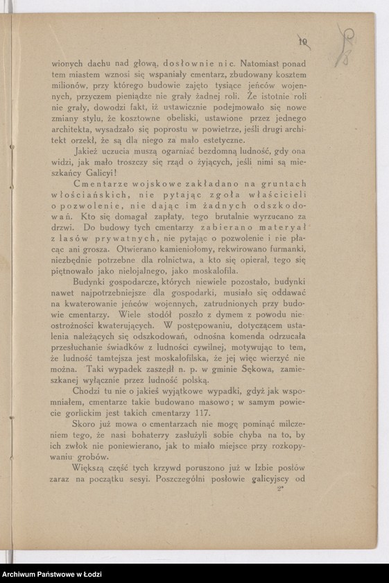 Obraz 18 z jednostki "[Broszura zawierająca treść wystąpienia posła Władysława Długosza]"
