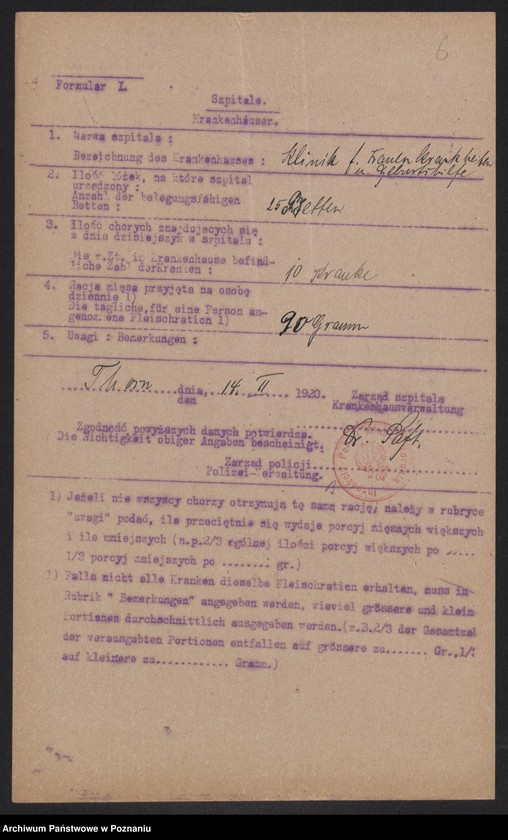 Obraz 8 z jednostki "[Wykazy zakładów dobroczynnych w Toruniu w związku z racjonowaniem żywności]"