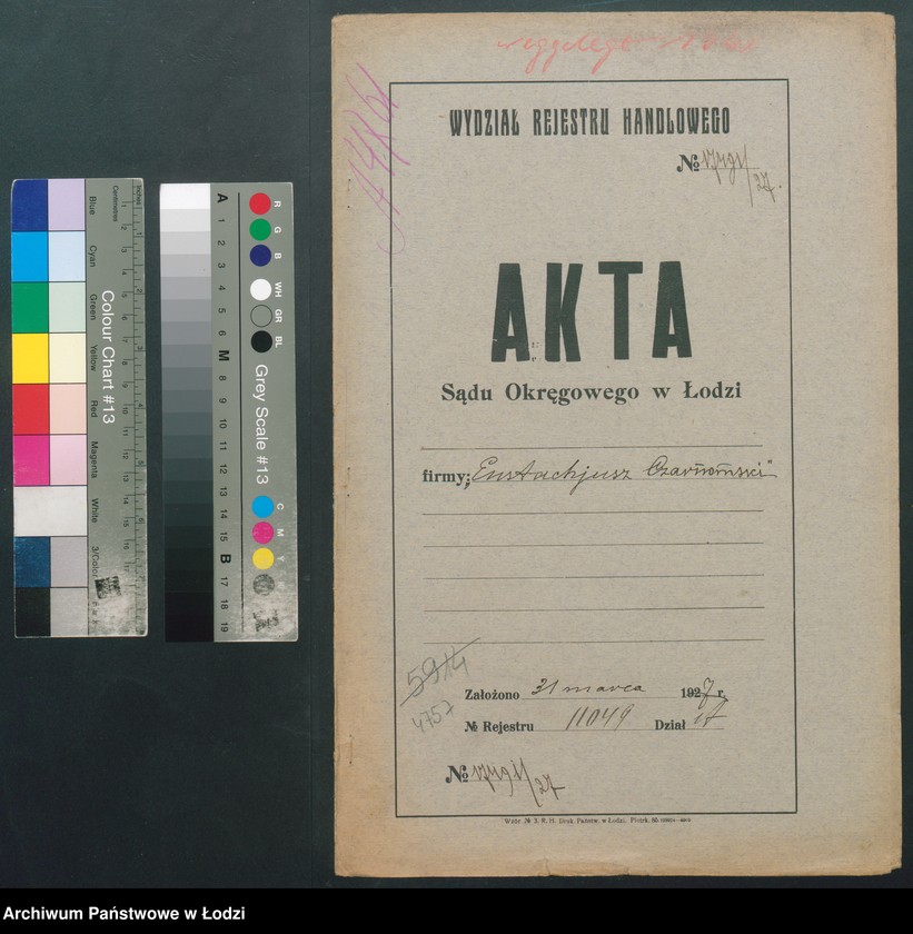 Obraz 2 z jednostki "Eustachjusz Czarnowski- wyrób form szewskich"