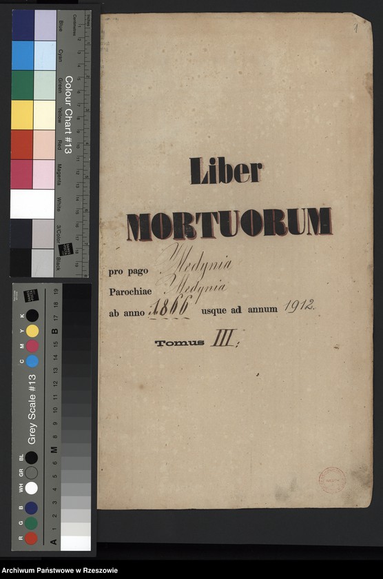 image.from.unit.number "Księga zgonów miejscowości Medynia Głogowska i Medynia Łańcucka"