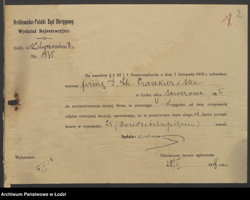 Obraz 4 z jednostki "Izrael Chaim Praszkier- sprzedaż farb"