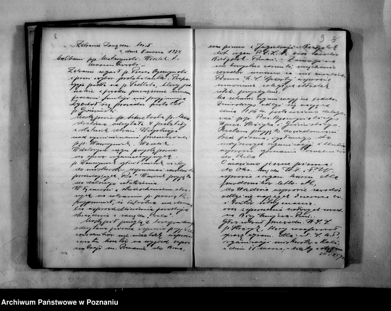 Obraz 8 z jednostki "Protokolarz zebrań zarządu"