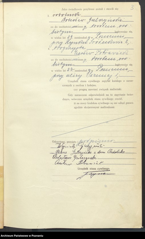 Obraz 5 z jednostki "Księga miejscowa małżeństw tom IV [Rejestr główny małżeństw]"