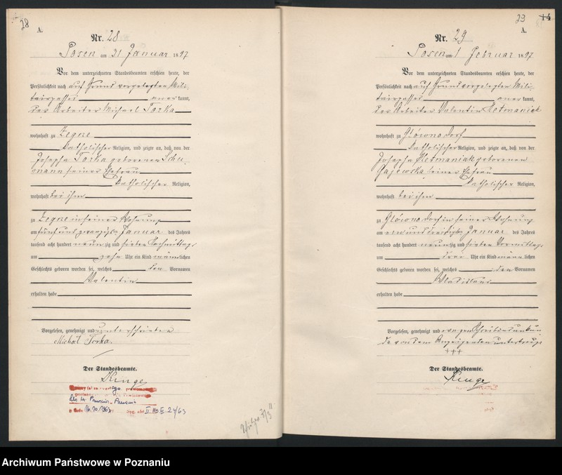 Obraz 17 z jednostki "Księga urodzeń"