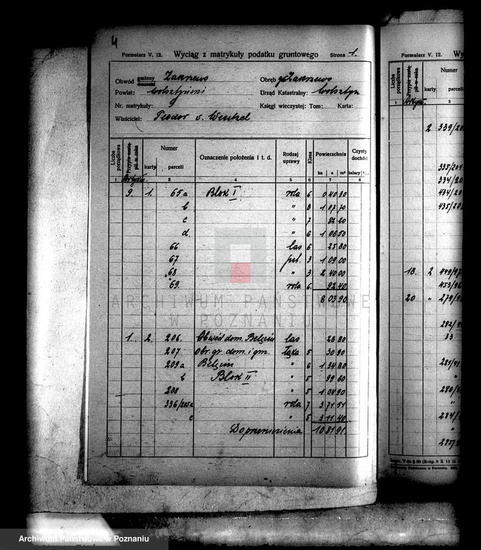 Obraz 8 z jednostki "Przymusowy wykup majątku Bolęcin-Karna powiatu wolsztyńskiego"