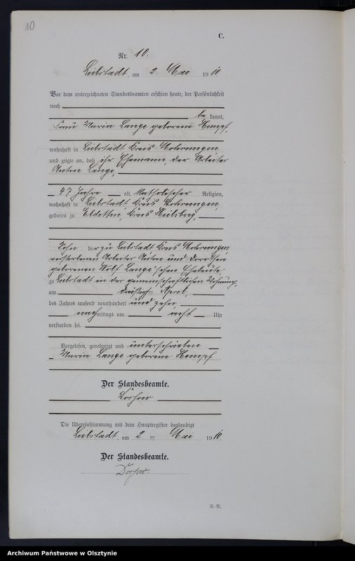 image.from.unit.number "Sterbe-Neben-Register Nr 1 - 42"