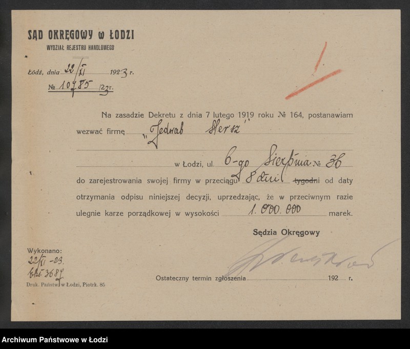 Obraz 3 z jednostki "Jedwab Hersz- snowalnia i trajbernia"