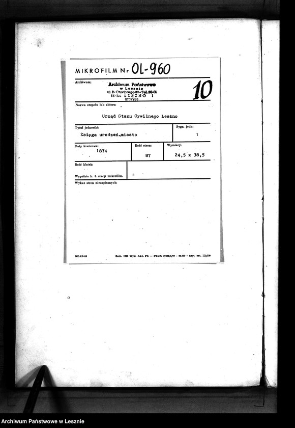 Obraz 3 z jednostki "[Księga urodzeń - miasto]"