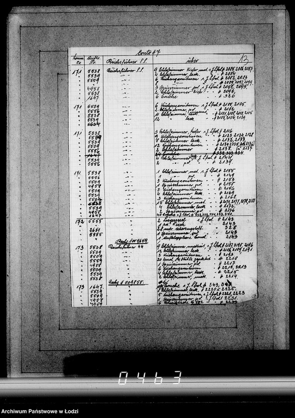 Obraz 17 z jednostki "Konto nr 7.Reichsführer der SS. [Rejestr konta nr 7. Komm nr-y 32-175]"
