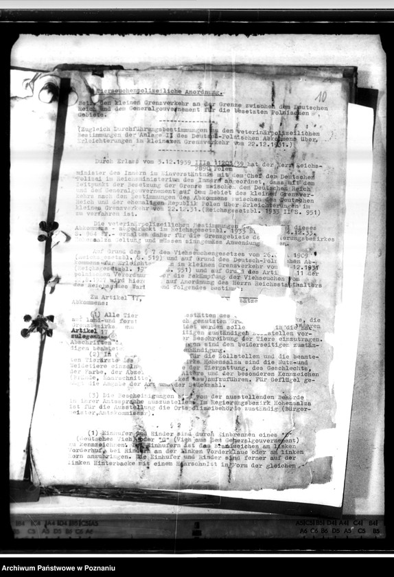 Obraz 16 z jednostki "Genzeinlasstellen. Vieheinfuhr"