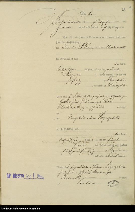 image.from.unit.number "Heiraths-Haupt-Register Nr 1 - 17"