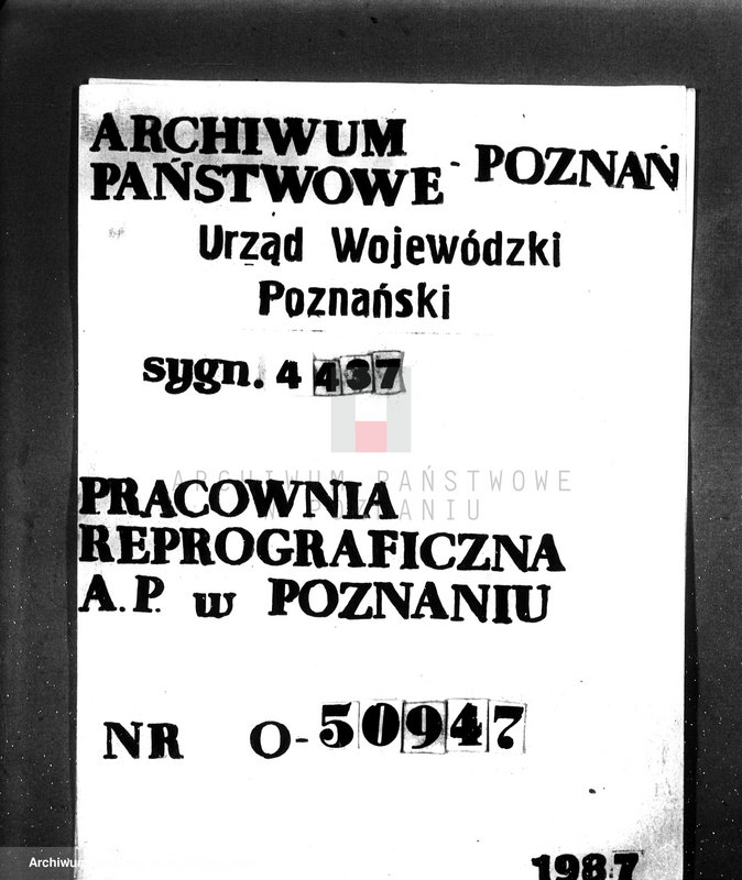 Obraz 1 z jednostki "/Zatwierdzenie budowy i urządzenia gorzelni rolniczej Chłapowskiego w Rogaczewie pow. Kościan/"