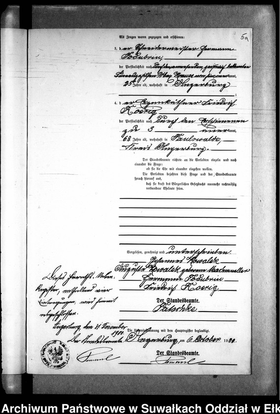 image.from.unit.number "Heiraths-Neben-Register des Preussischen Standes-Amtes [Kehlen Kreis Angerburg]"