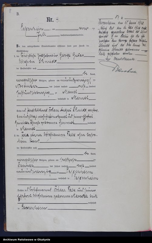 image.from.unit.number "Heirats-Haupt-Register Nr 1 - 9"