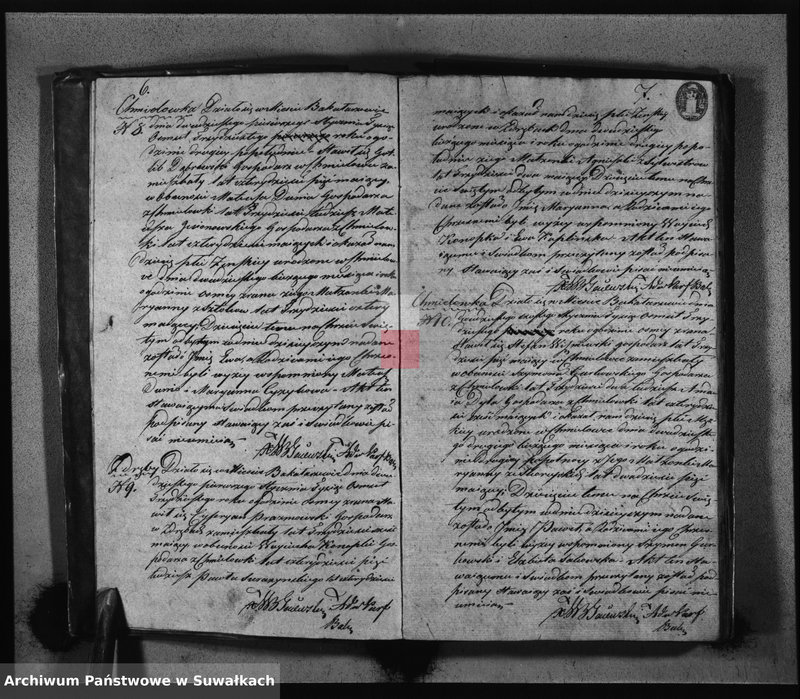 image.from.unit.number "Księga Dublikat Urzędnika Stanu Cywilnego Gminy Bakałarzewskiey pozapisywanych Urodzonych w Parafij tutejszej Umarłych i Zaślubionych Roku 1830"
