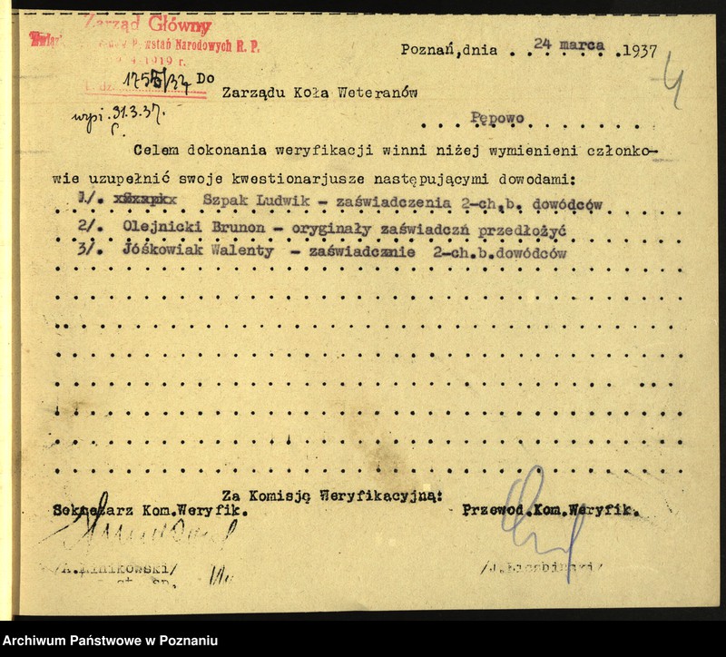 Obraz 8 z jednostki "Pępowo, powiat Gostyń - akta koła."