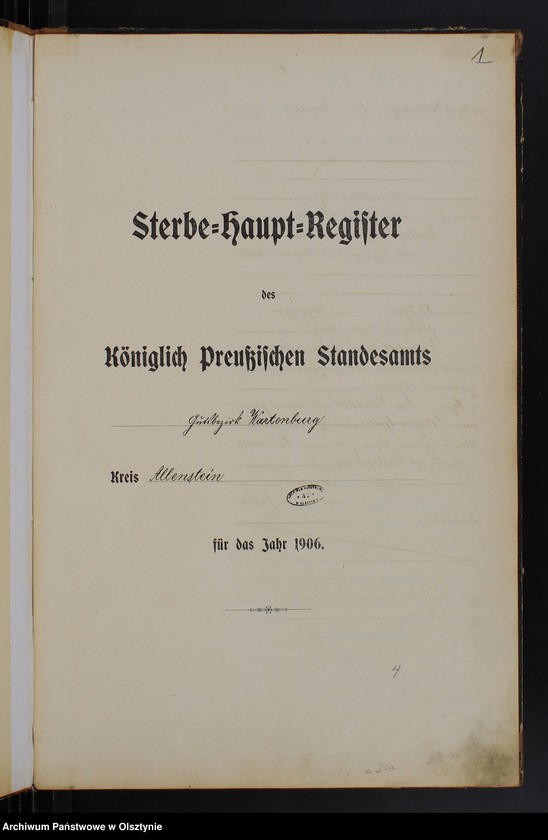 image.from.unit.number "Sterbe-Haupt-Register Nr 1 - 5"