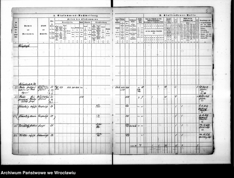 image.from.unit.number "Klassensteuerrolle nebst Eikommens - Nachweisung"