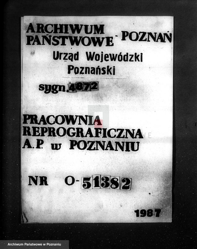 image.from.unit.number "Zatwierdzenie zakładu przemysłowego /tartaku i obróbki drzewa/ Własność L. Żeromskiego w Poznaniu"