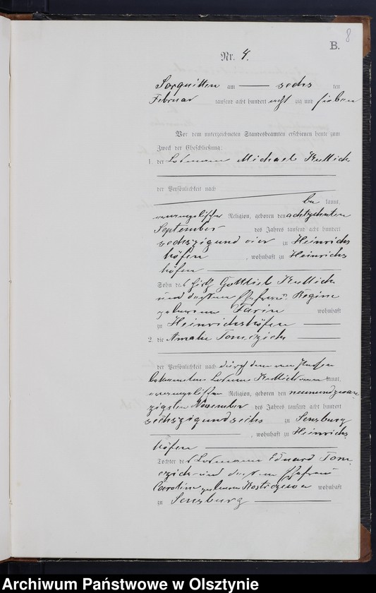 image.from.unit.number "Heiraths-Haupt-Register Nr 1 - 19"