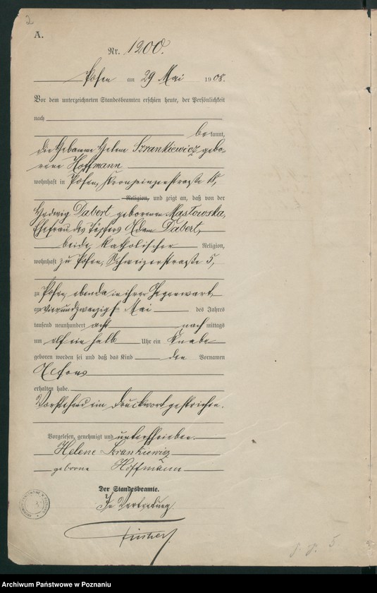 image.from.unit.number "Księga miejscowa urodzeń tom III [Rejestr główny urodzeń]"