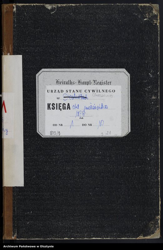 image.from.unit.number "Heiraths-Haupt-Register Nr 1 - 10"