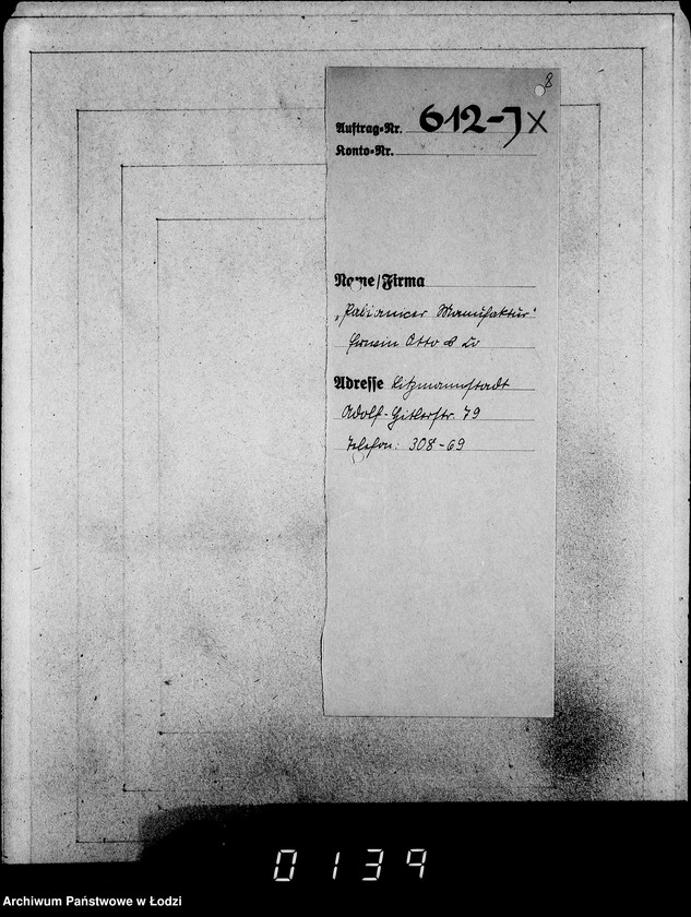 Obraz 12 z jednostki "J[uden] 611-625 [Wnioski Żydów z Getta o zwrot należności za pracę lub towar wzięty na kredyt]"