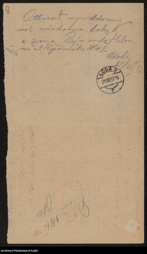 Obraz 10 z jednostki "Józef Wolf, Bronisław Biederman – hurtowy handel meblami"