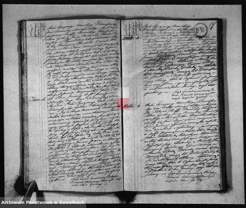 image.from.unit.number "Akta Zaślubionych od 1-o Mca Stycznia 1819. Gminy Berznickiey"